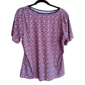 Swim 365 pink floral swim rash guard